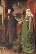 Jan Van Eyck Giovanni Arnolfini and his Bride Spain oil painting artist
